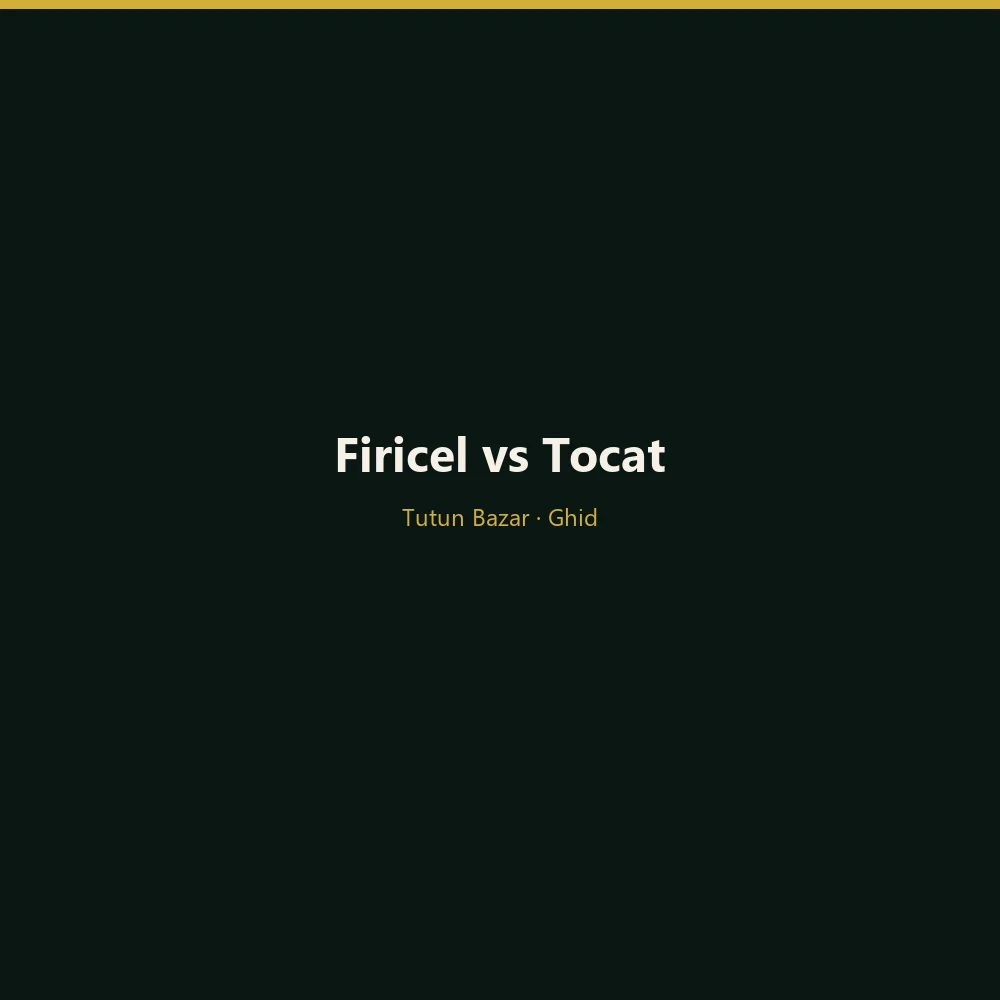 Tutun firicel vs tutun tocat — diferente si cand sa alegi fiecare