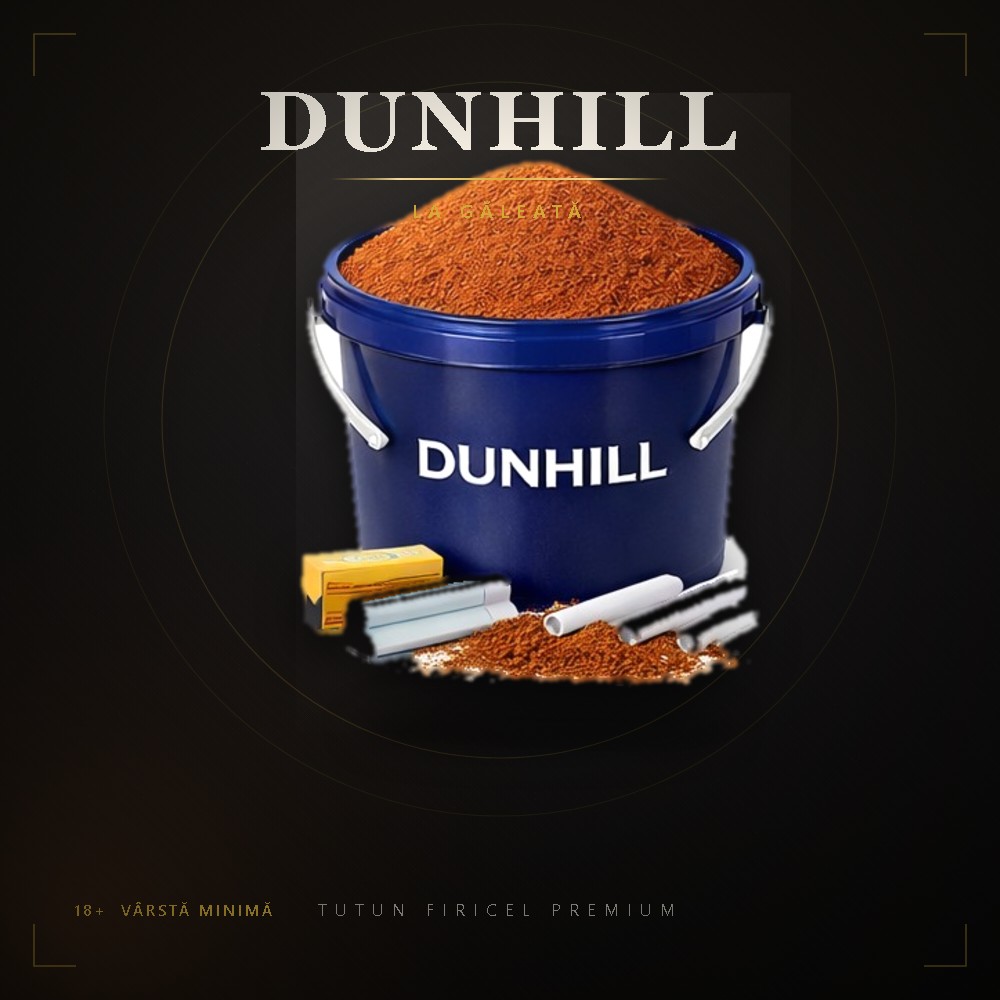 Tutun firicel Dunhill la galeată