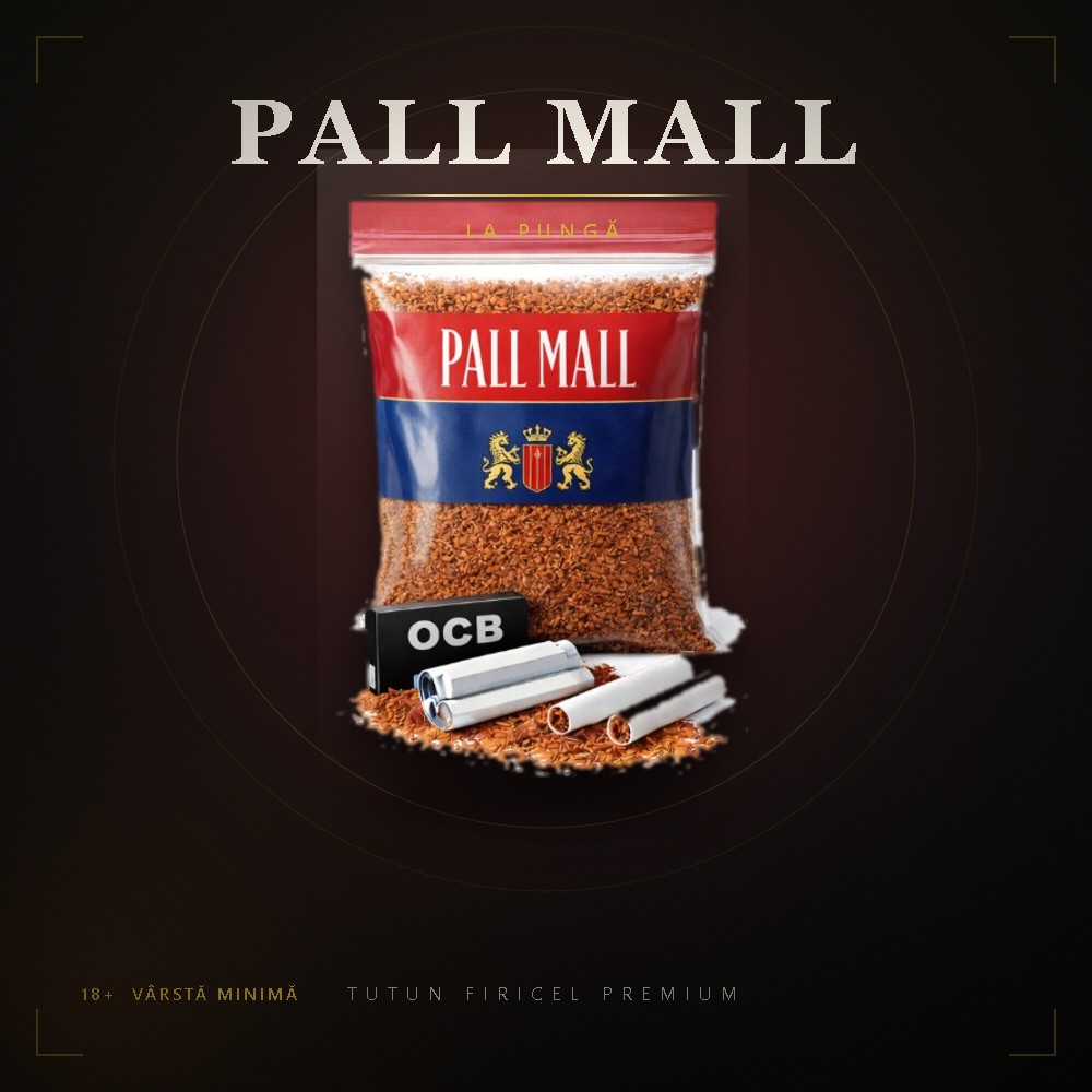 Tutun firicel Pall Mall la pungă
