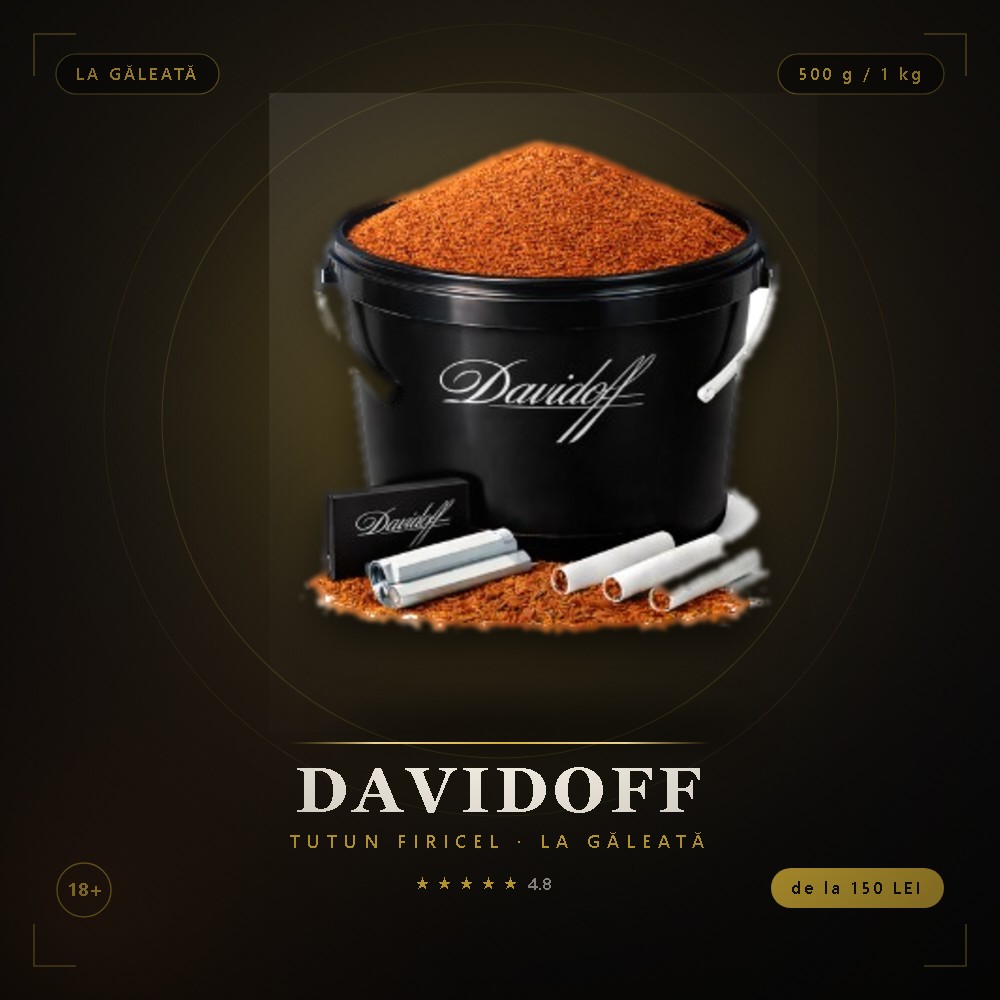Tutun firicel Davidoff la galeată