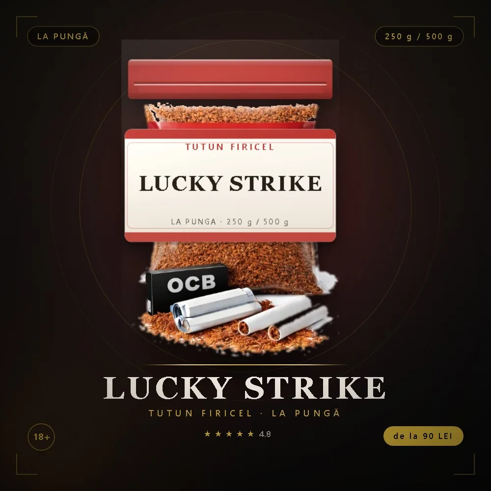 Tutun firicel Lucky Strike la punga
