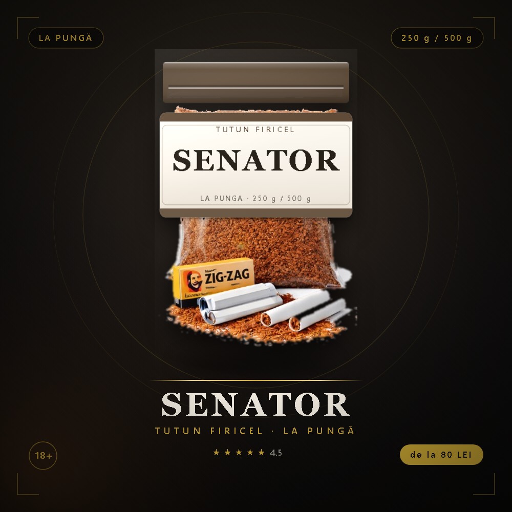 Tutun firicel Senator la pungă