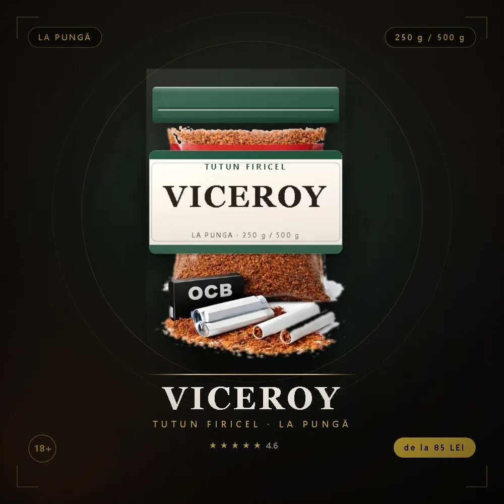 Tutun firicel Viceroy la punga