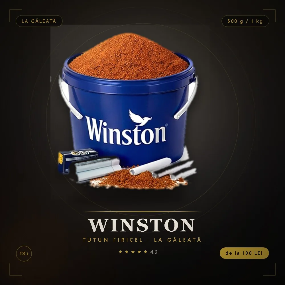 Tutun firicel Winston la galeata